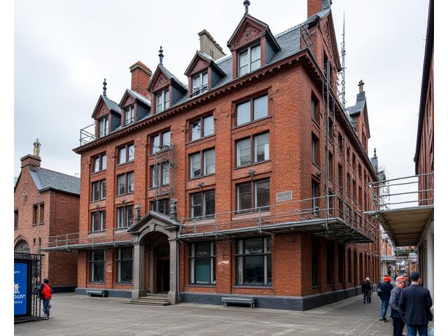 Historic building refurbishment with sustainable upgrades